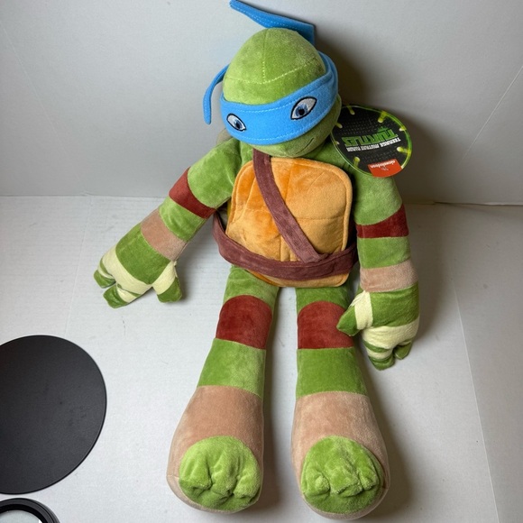 Leonardo Teenage Mutant Ninja Turtles 24" Plush Nickelodeon 2014 NWT Pillow Pal - Picture 2 of 4